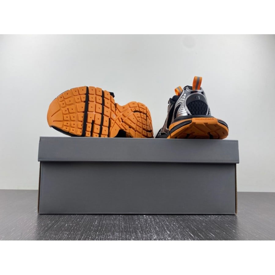 Balenciag* 3XL Sneaker 'Worn-Out - Black Orange Grey'