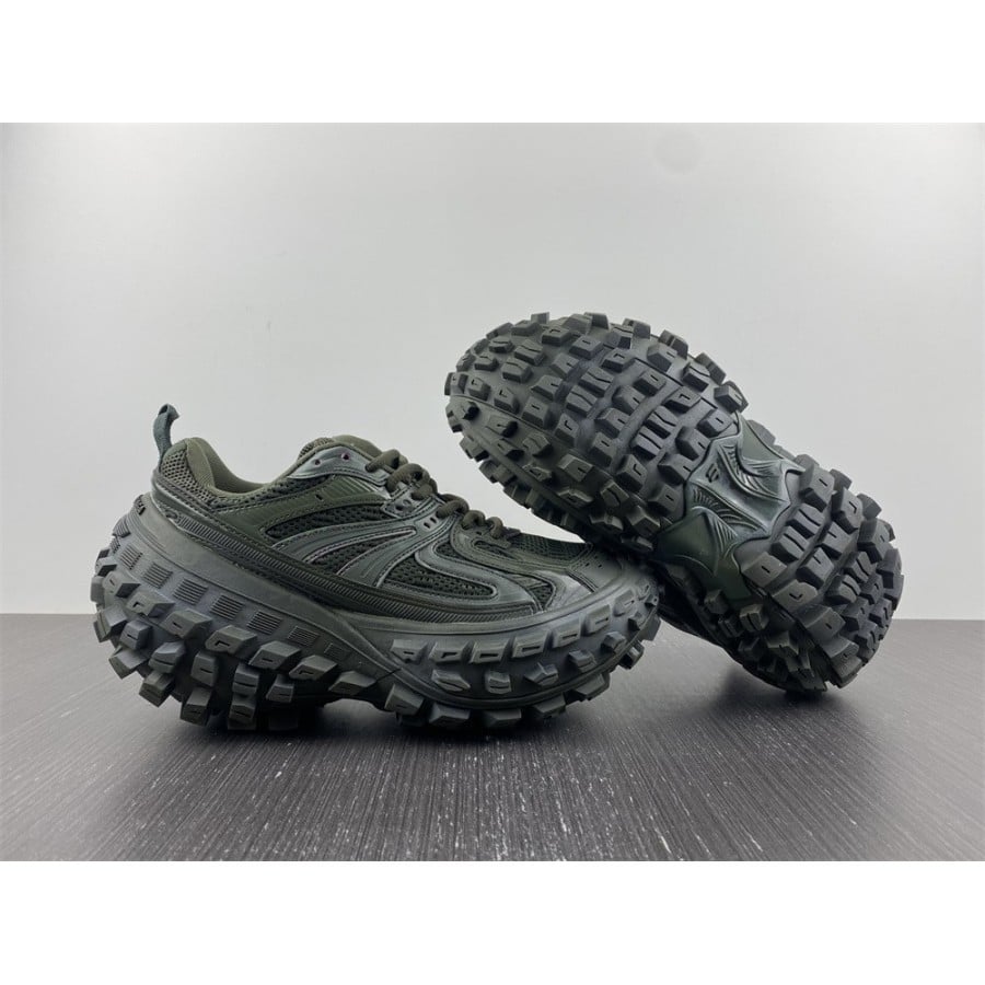 Balenciag* Bouncer Sneaker 'Worn-Out - Dark Green'