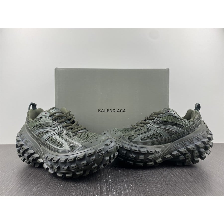 Balenciag* Bouncer Sneaker 'Worn-Out - Dark Green'
