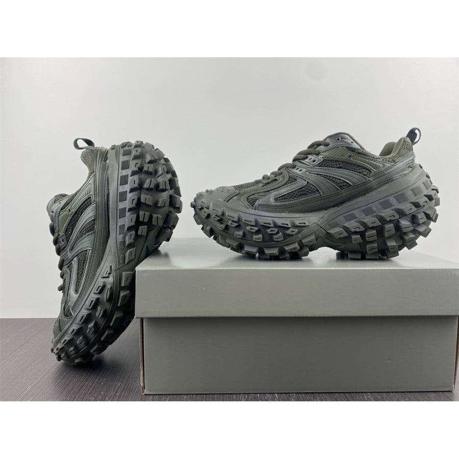 Balenciag* Bouncer Sneaker 'Worn-Out - Dark Green'