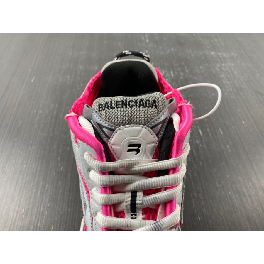 Balenciag* Wmns Runner Sneaker 'White Neon Pink'