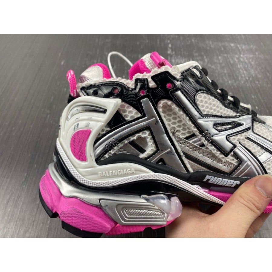 Balenciag* Wmns Runner Sneaker 'Black Neon Pink'