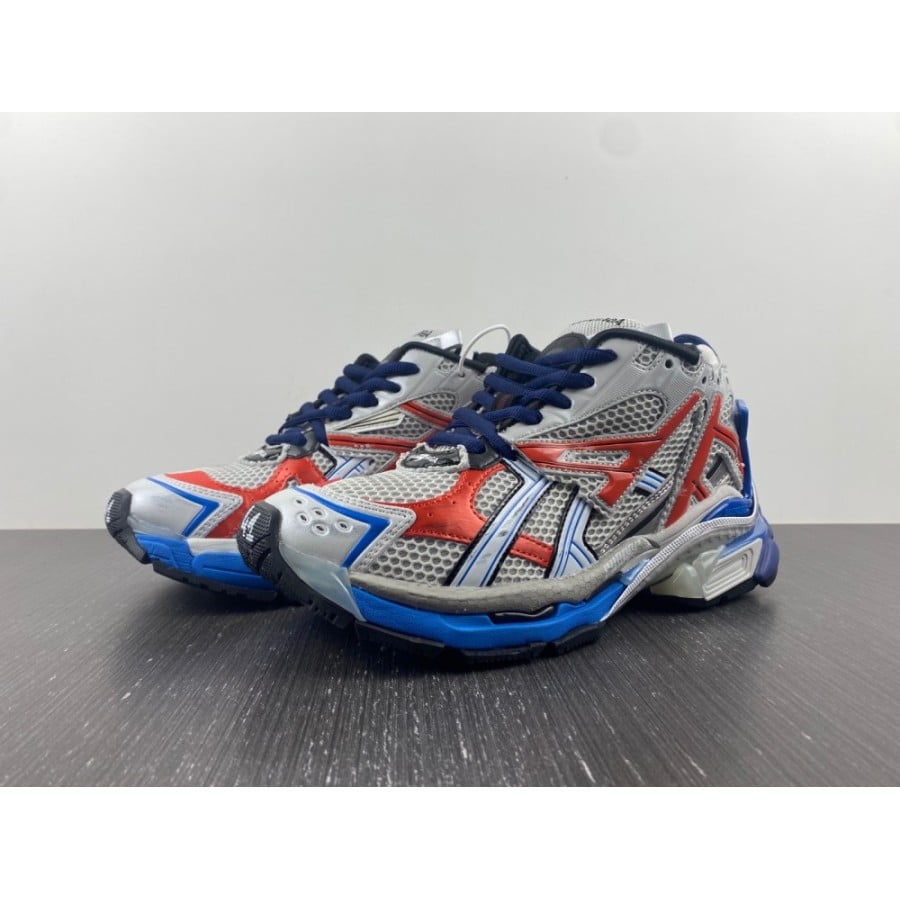 Balenciag* Runner Sneaker 'Grey Red Blue'