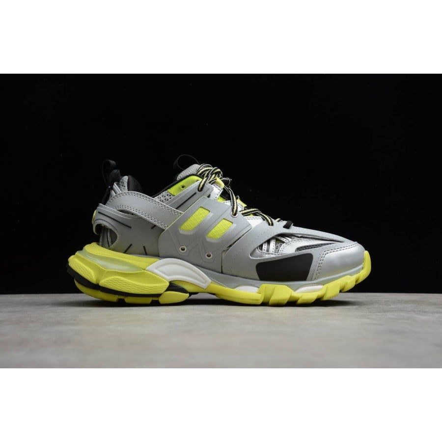 Balenciag* Track Sneaker 'Silver Green'