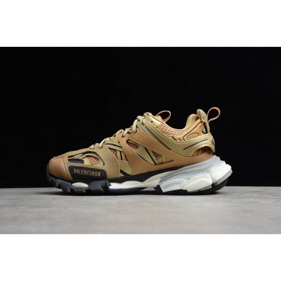 Balenciag* Track Trainer 'Metallic Gold'