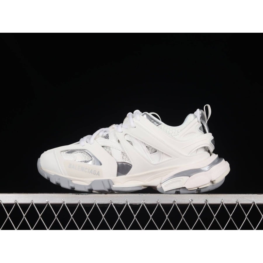 Balenciag* Wmns Track Sneaker 'White Silver'