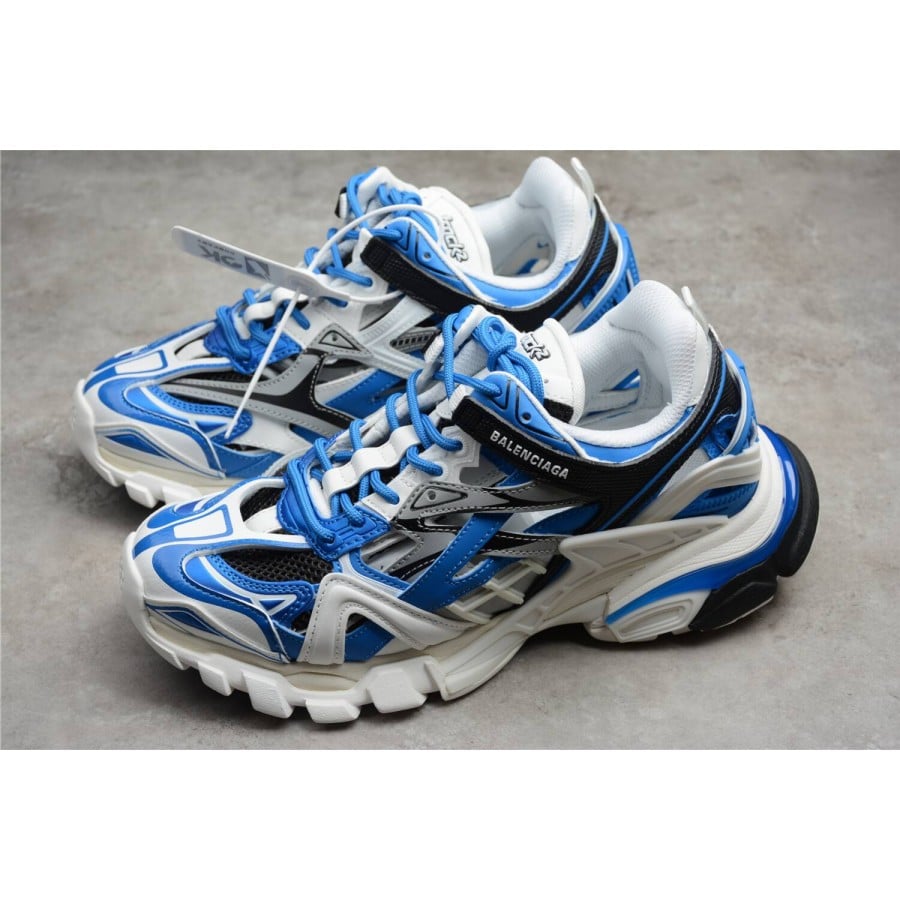 Balenciag* Track.2 Sneaker 'White Blue'