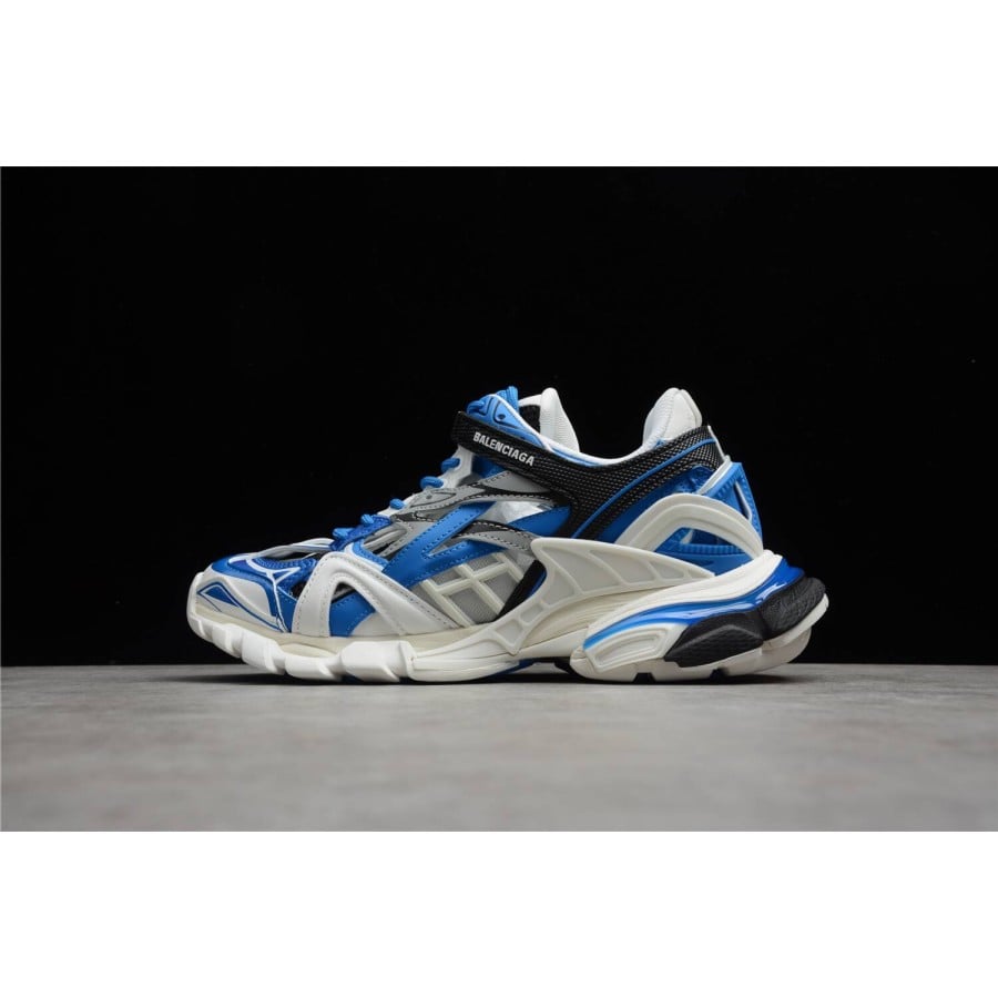 Balenciag* Track.2 Sneaker 'White Blue'