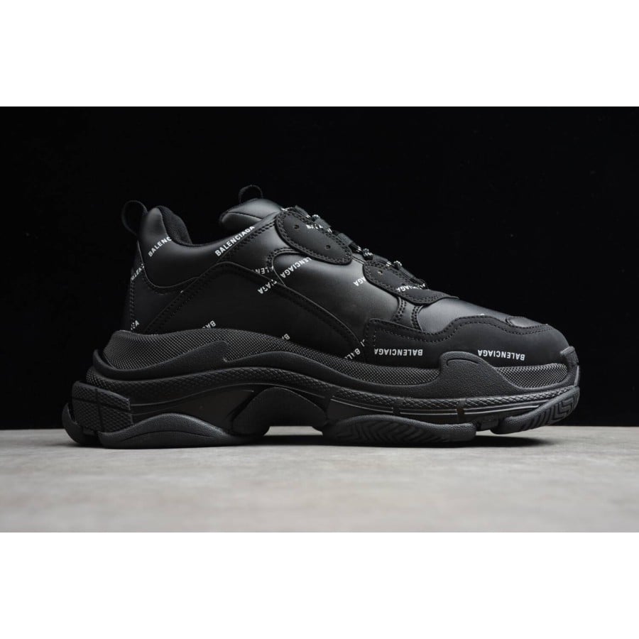 Balenciag* Triple S Sneaker 'Allover Logo - Black'