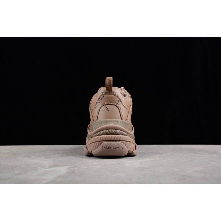 Balenciag* Triple S Sneaker 'Allover Logo - Dark Beige'