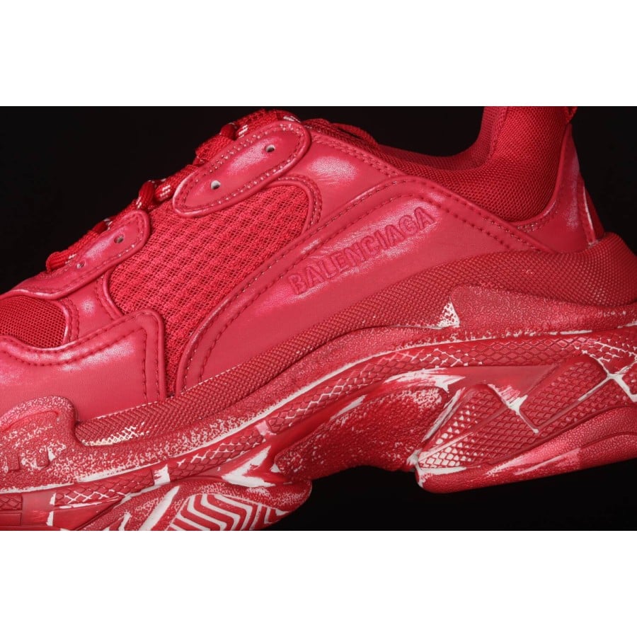 Balenciag* Triple S Sneaker 'Dark Red'