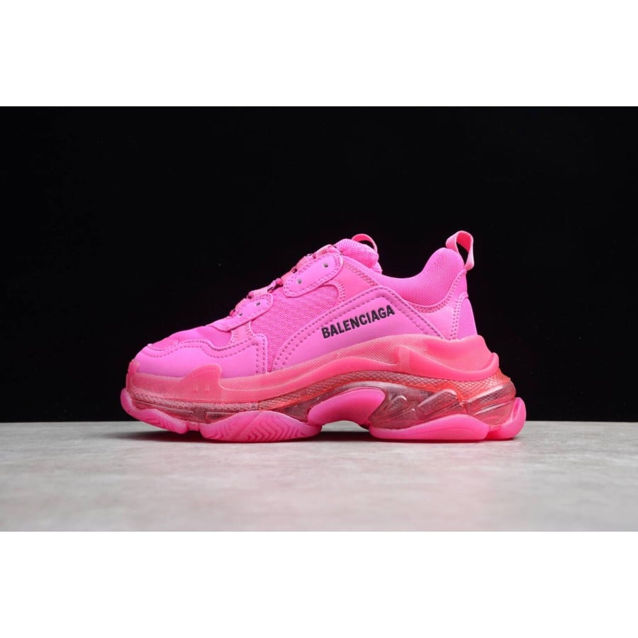 Balenciag* Triple S Sneaker 'Clear Sole - Pink'