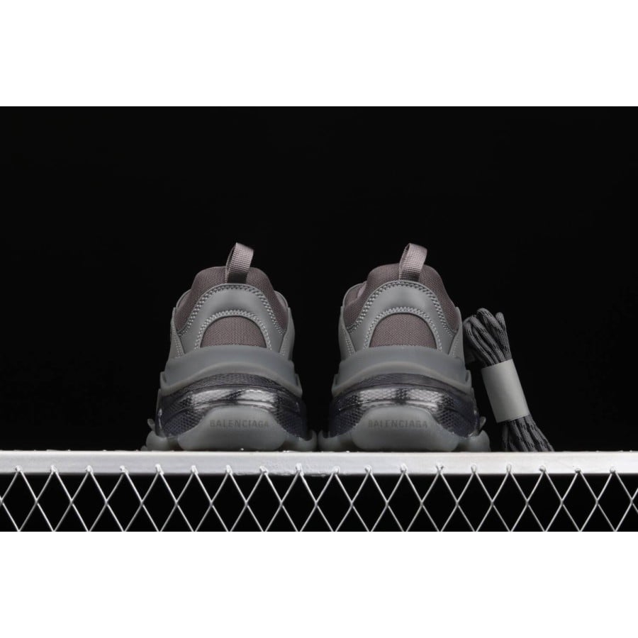 Balenciag* Triple S Sneaker 'Clear Sole - Dark Grey'