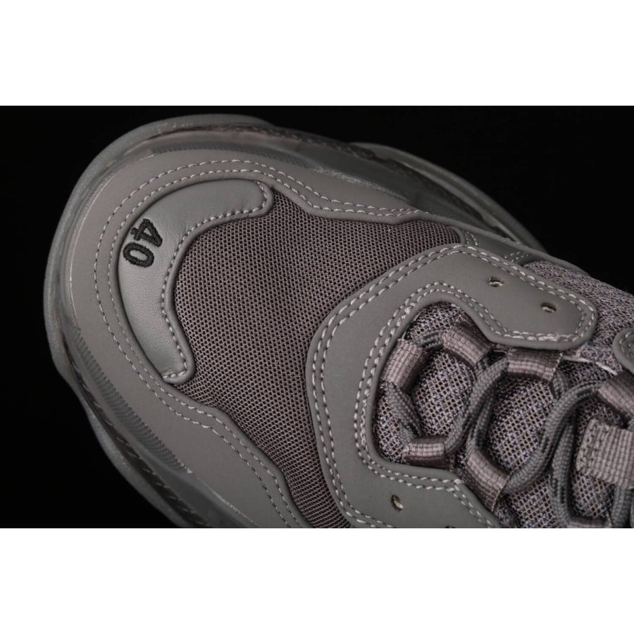 Balenciag* Triple S Sneaker 'Clear Sole - Dark Grey'