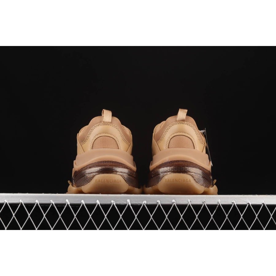 Balenciag* Triple S Sneaker 'Clear Sole - Light Camel'