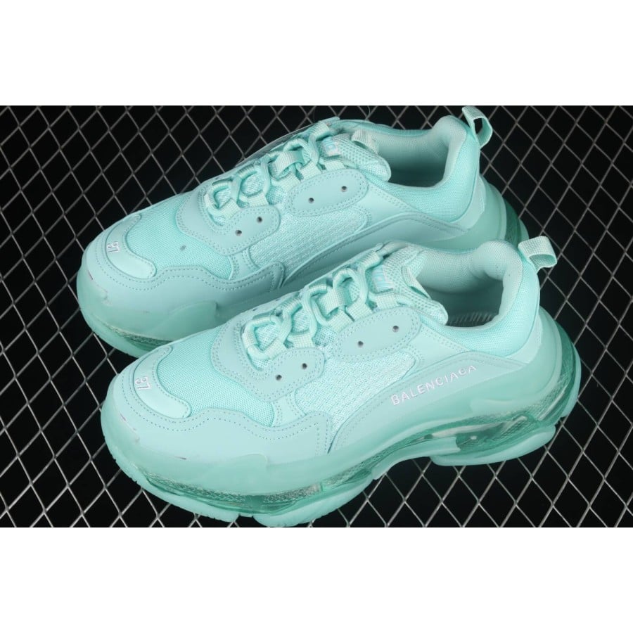 Balenciag* Triple S Sneaker 'Clear Sole - Mint'