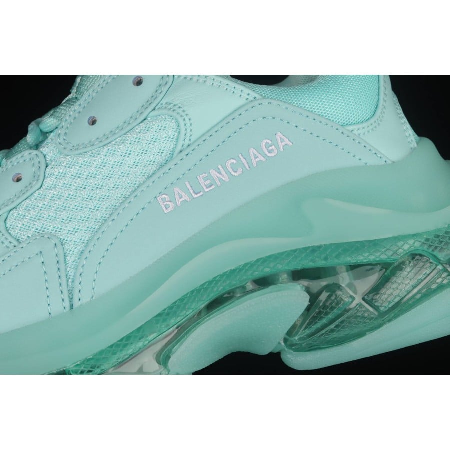 Balenciag* Triple S Sneaker 'Clear Sole - Mint'