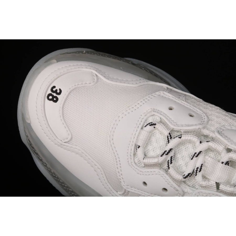 Balenciag* Triple S Sneaker 'Clear Sole - White Grey'