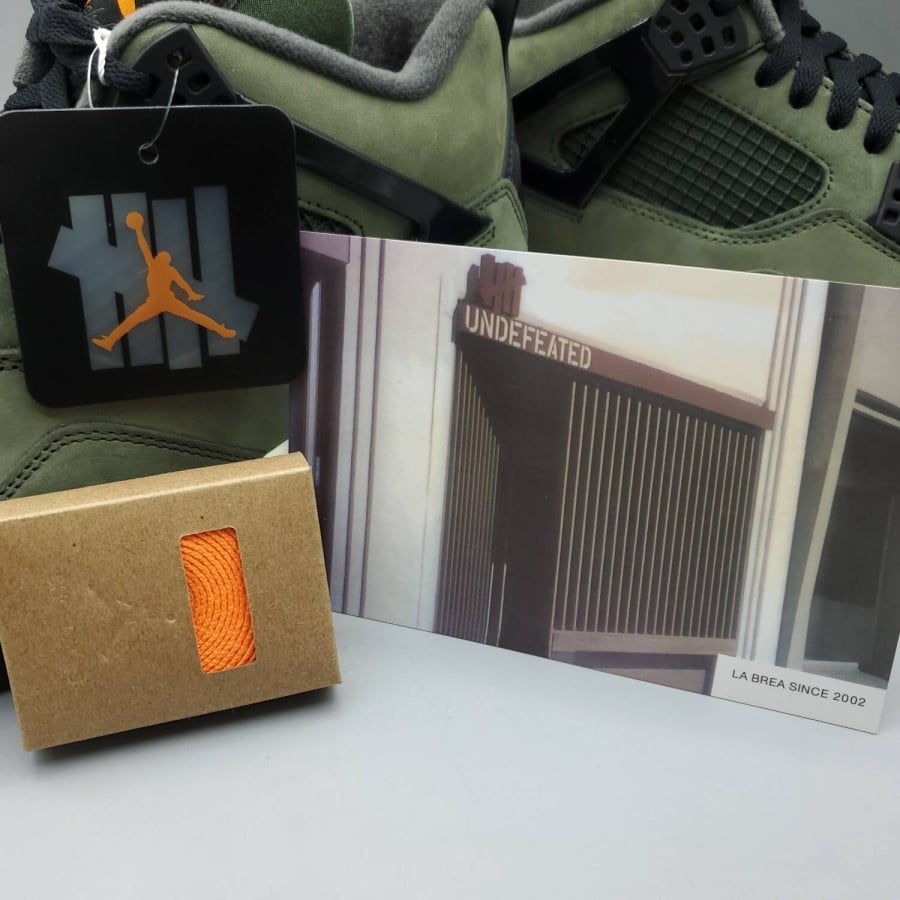 Undefeated x Air Jordan 4 Retro 2025